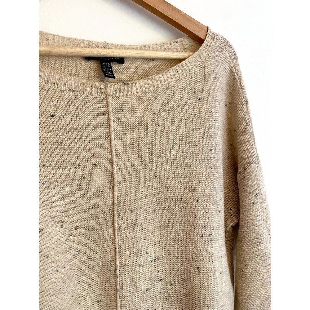 Eileen Fisher (Petite) | Lightweight Boxy Crewneck Sweater | Small